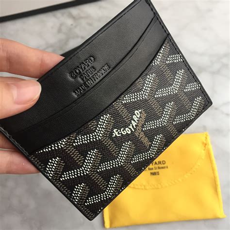 how to order goyard card holder|Goyard card holder inside.